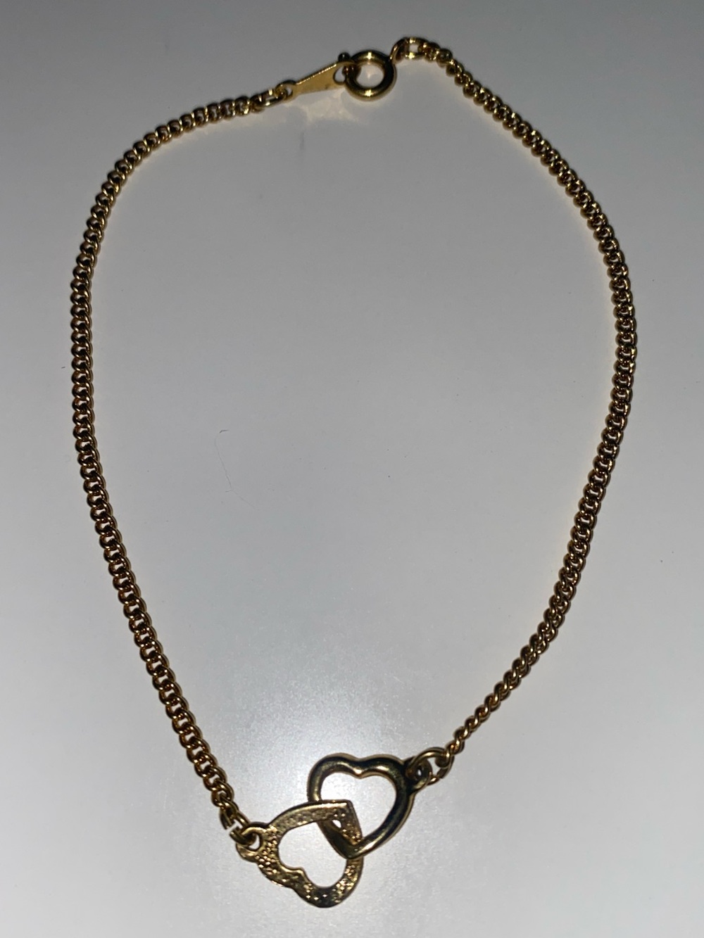 Delicate Gold Heart Link Bracelet - Women Jewelry